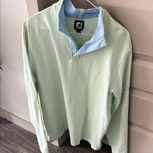 Men's Light Green Footjoy/ Titleist Pullover